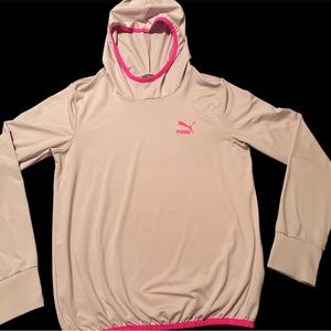 Girls hoodie PUMA , size 16 , color pink